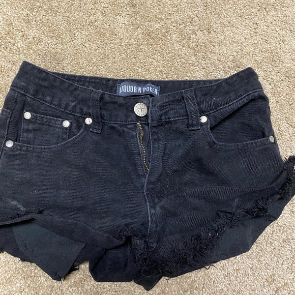 Black jeans shorts - Picture 2 of 2